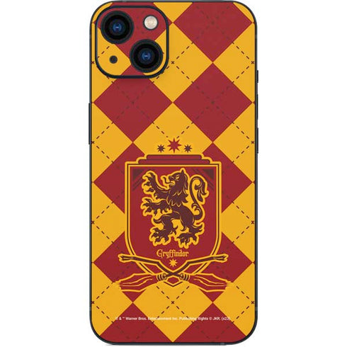 Wizarding Worlds Harry Potter Gryffindor Huse Crest iPhone 14 Plus Skin